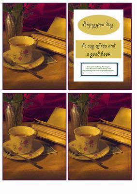 A Cup of Tea and a Good Book Enjoy Your Day2