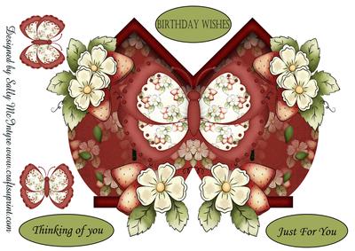 Country Birthday Wishes Shaped Card