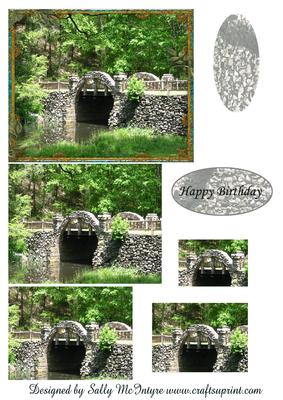 In the Country Side Pyramid Happy Birthday