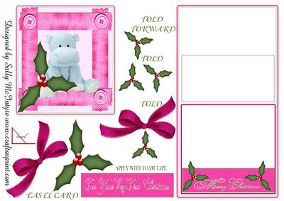 Easel Card for Your Very First Christmas Boy