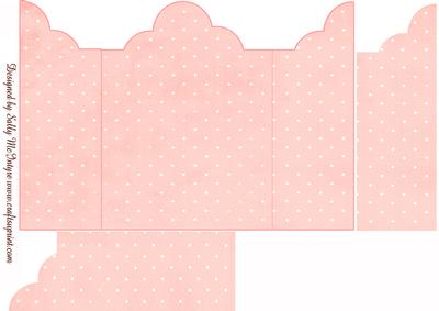 Gatefold Blank Card for You to Embellish Green Spot