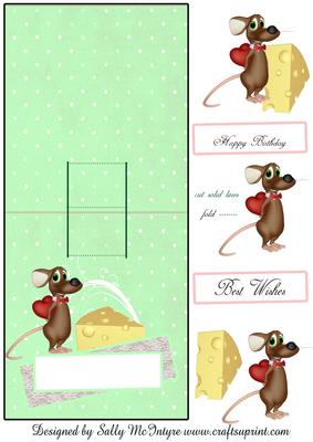 Just a Little Mouse Card Pop Up