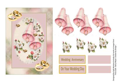 Vintage Wedding or Anniversary Card