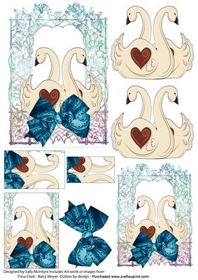 Swan Song 2 Card Sheet