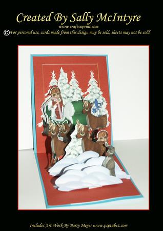 Pop Up Christmas in the Snow