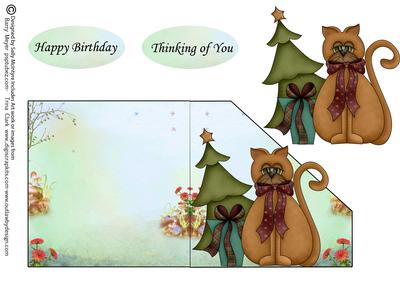 Its a Catteriffic Christmnas Merry Christmas from Friends