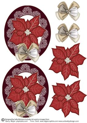 Perfect Poinsettia Christmas Step by Step