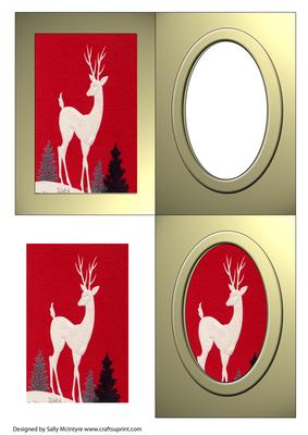 From My Window Christmas Rudolf