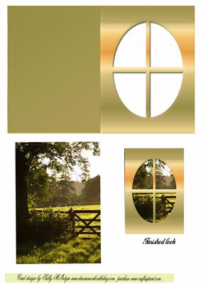In the Country Window Card