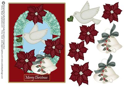 Peace at Christmas Dimensional Card Merry Christmas
