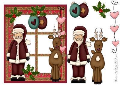 Santas Almost Here Window