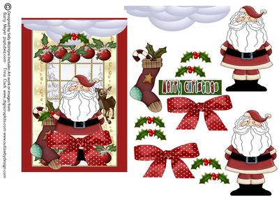 Through My Window Step by Step Merry Christmas
