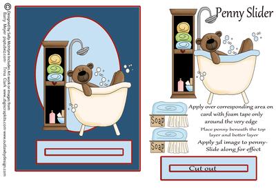 Bath Time Boy Style Penny Slider