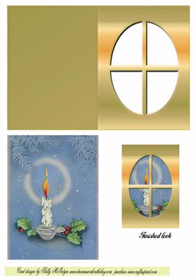 Candle Window Card