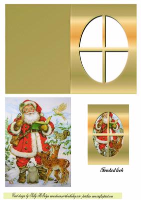 Santa Window Card
