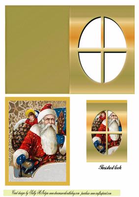 Santa Window Card