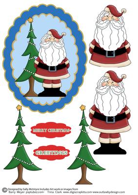 Merry Christmas Greeting Card