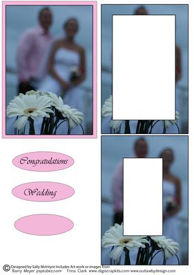 Wedding Congratulations Tunnell Card.