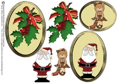 Christmas 3D Toppers