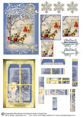 Vintage Christmas Mini Series C6 Cards