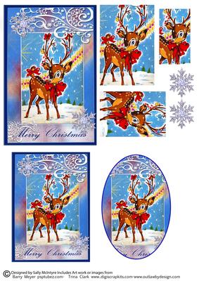 Christmas Sparkle Mini Series C6 Cards