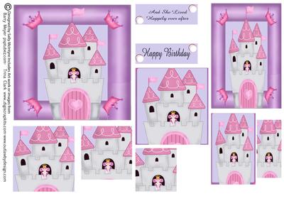 Princess and She Lived Happily Ever After Happy Birthday