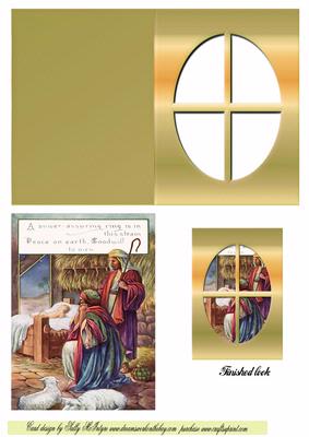 Peace on Earth Window Card