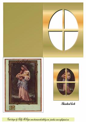 Vintage Window Card