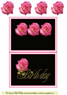 For Your Birthday Pink Rose Print This on Gloss Photo Paper for a Fabulous Effect