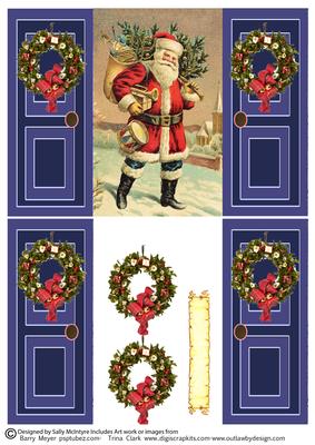 Sant Thru Thepurple Door Door Gate Fold.