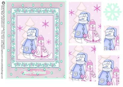 Frosty the Snow Man Waits for Christmas Merry Christmas