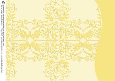 A Fine Antique Gold Background for a Loverly Card