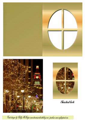 Lights of the City Window Card
