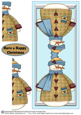 Have a Happy Christmas Snowman