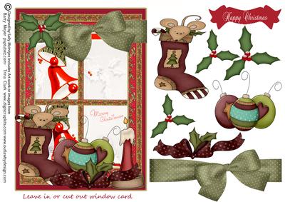 Bells and 3D Through the Christmas Window