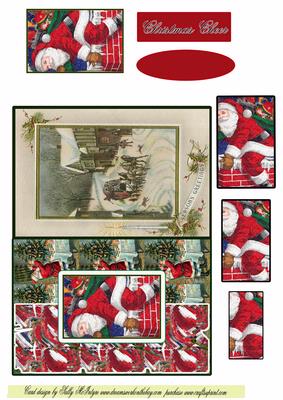 Seasons Greetings Fold Back Card