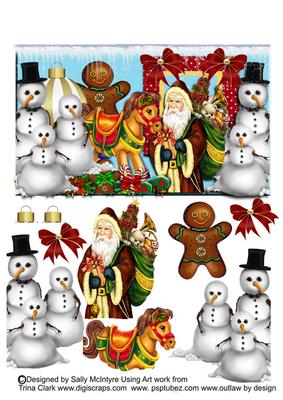 All Santa and His Friends Step by Step