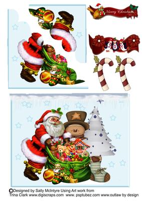 So Santa Whats the Plan Now Corner Shell Pyramid
