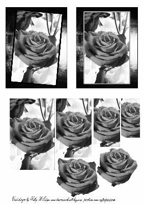 Pyramid Step by Step Black and White