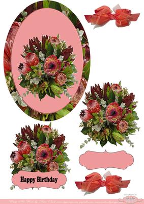 Australian Wilflowers Happy Birthday