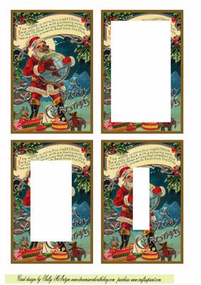 Santa Verse Tunnell Card