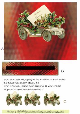 Slider Xmas Vintage Car