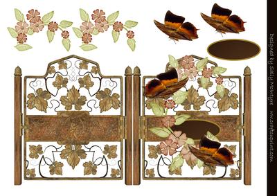 Thru the Gate Step by Step Blank for Your Own Greeting