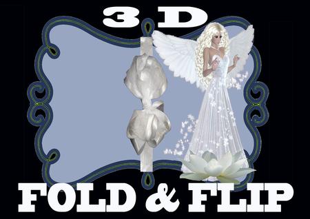 Fold and Flip 3D Angel Beauty