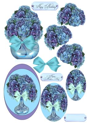 Azure and Purple 2 Card Sheet