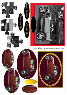 Vintage 2 Card Car Show