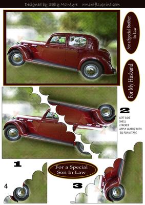 Vintage Car for My Huband Special Brother in Law,son in Law