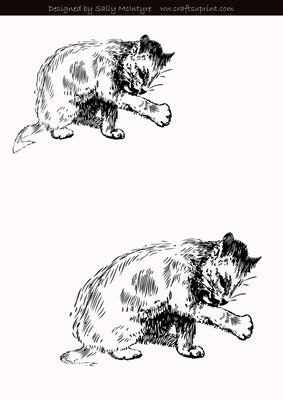 Pussy Cat Digital Stamps