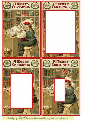 Santa in His Workshop