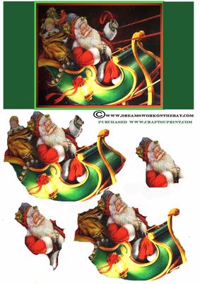 Santa is on His Way Step by Step